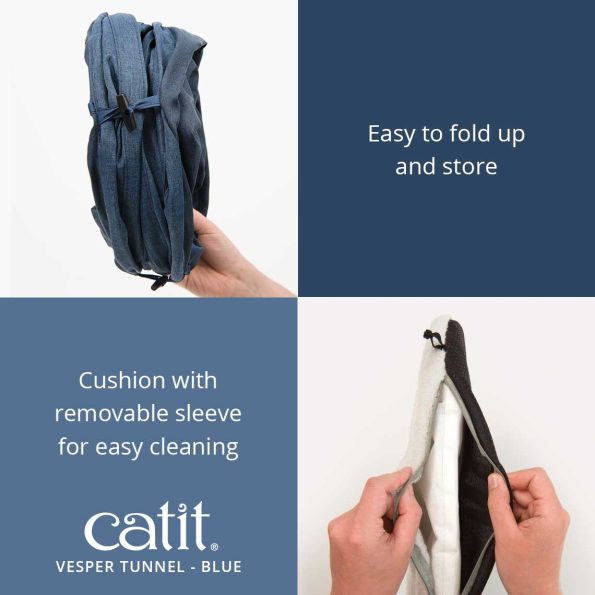 Vesper-Tunnel-Blue-is-easy-to-fold-up-and-store-and-has-a-cushion-with-removable-sleeve-for-easy-cleaning